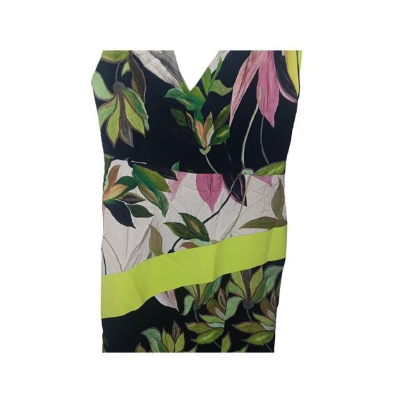 Christian Siriano  Hawaiian Print Tie Strap Dress SZ 10 Retail $1,200 - Picture 7 of 16
